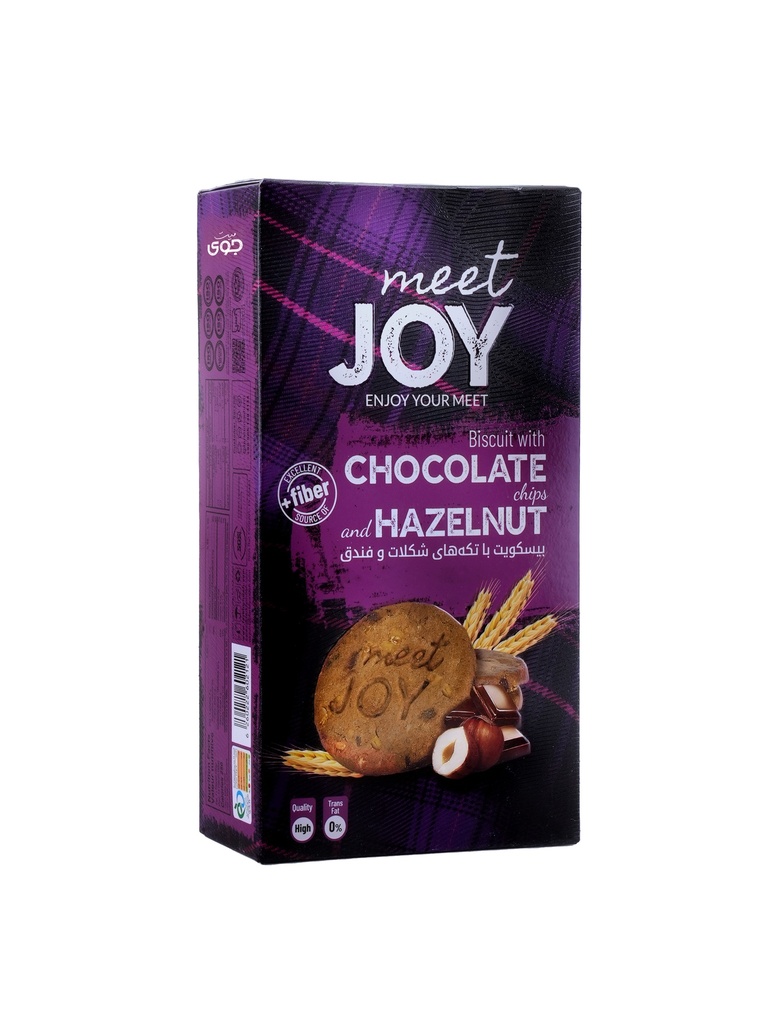 [2500601023621] بیسکویت میت جوی گرد (یک ساله, شکلات فندق, بدون جعبه, جعبه 200 گرمی)